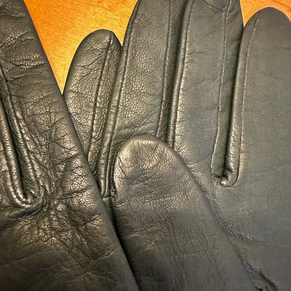 YSL Vintage Deep Green Leather Gloves. NWT! European Size 18. - Picture 4 of 6